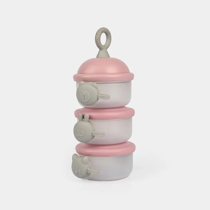 Cute Bunny Baby Food Storage Containers – Stackable & Travel-Friendly (3-Layer)