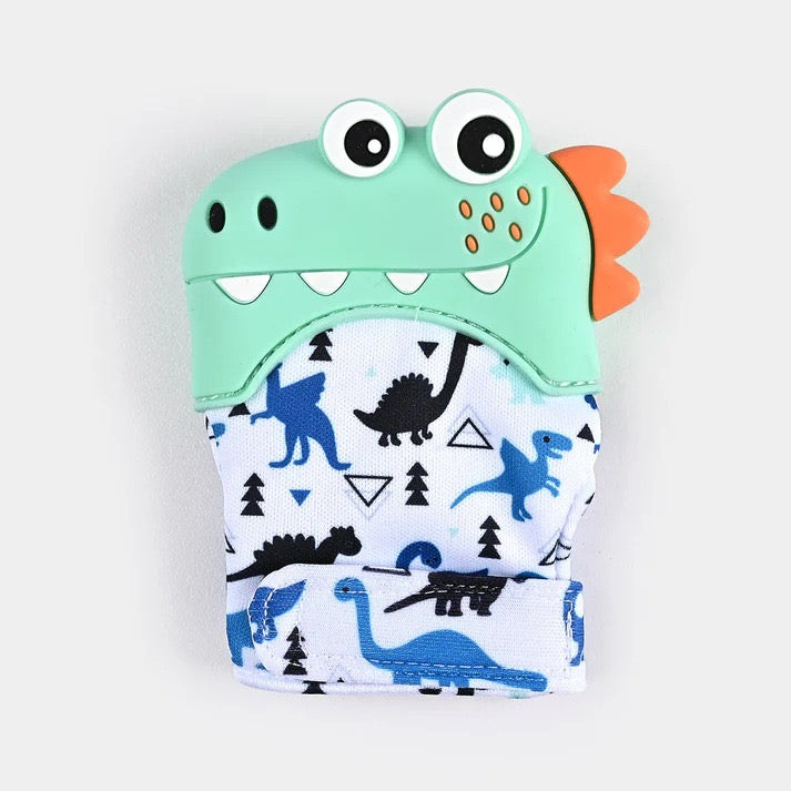 Dinosaur Baby Teething Glove (Yellow, Green, Blue)