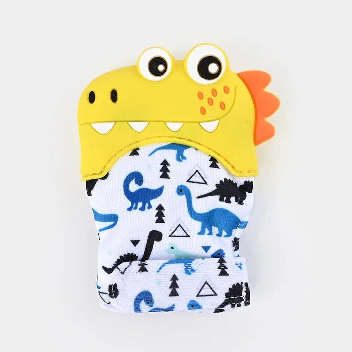 Dinosaur Baby Teething Glove (Yellow, Green, Blue)