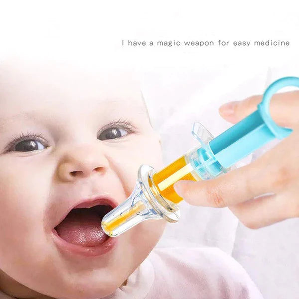 Baby Food Dropper Feeder – Safe Silicone Medicine & Food Feeder