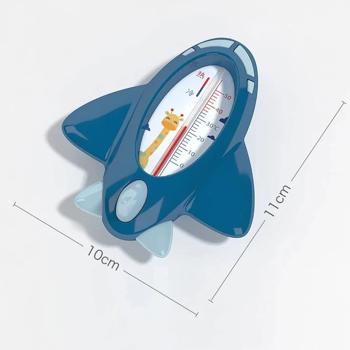 AIRPLANE BABY BATH THERMOMETER – Pink, Blue, Green