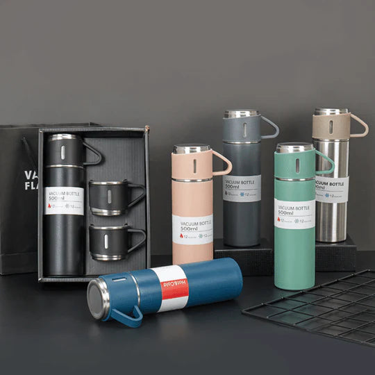 500ml Stainless Steel Vacuum Flask – Hot & Cold Insulation