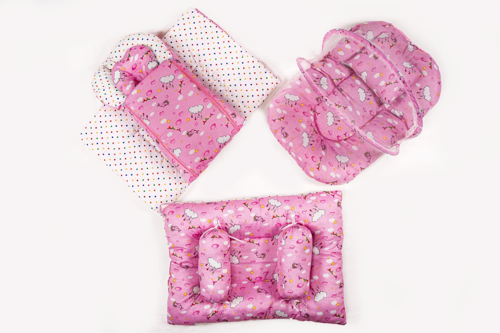 Babies 8pcs Bed Set Cloud Print