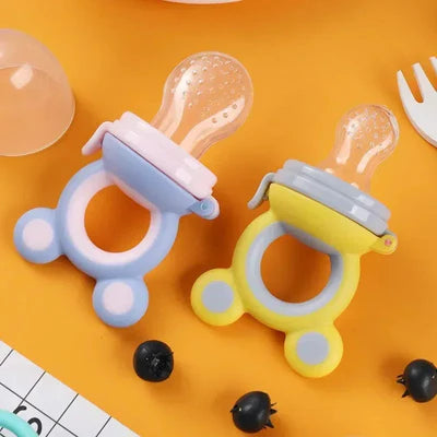Baby Fruit &amp; Food Feeder Pacifier – BPA-Free Silicone Nibbler