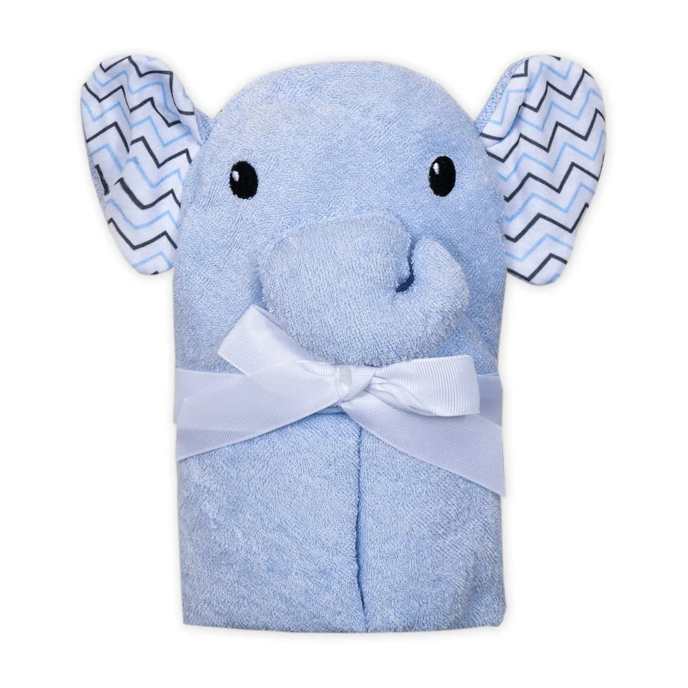 Baby Hooded Towel – Elephant Design