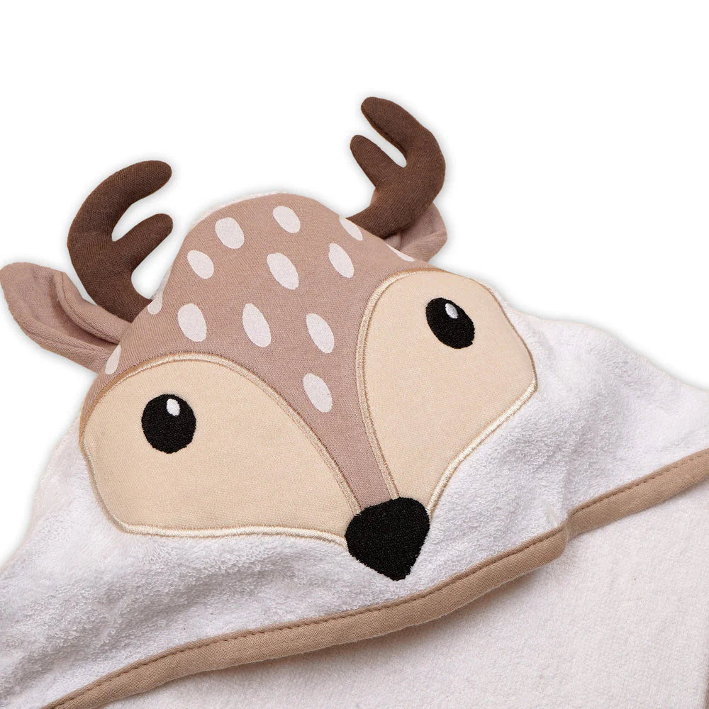 Baby Hooded Towel – Deer Design