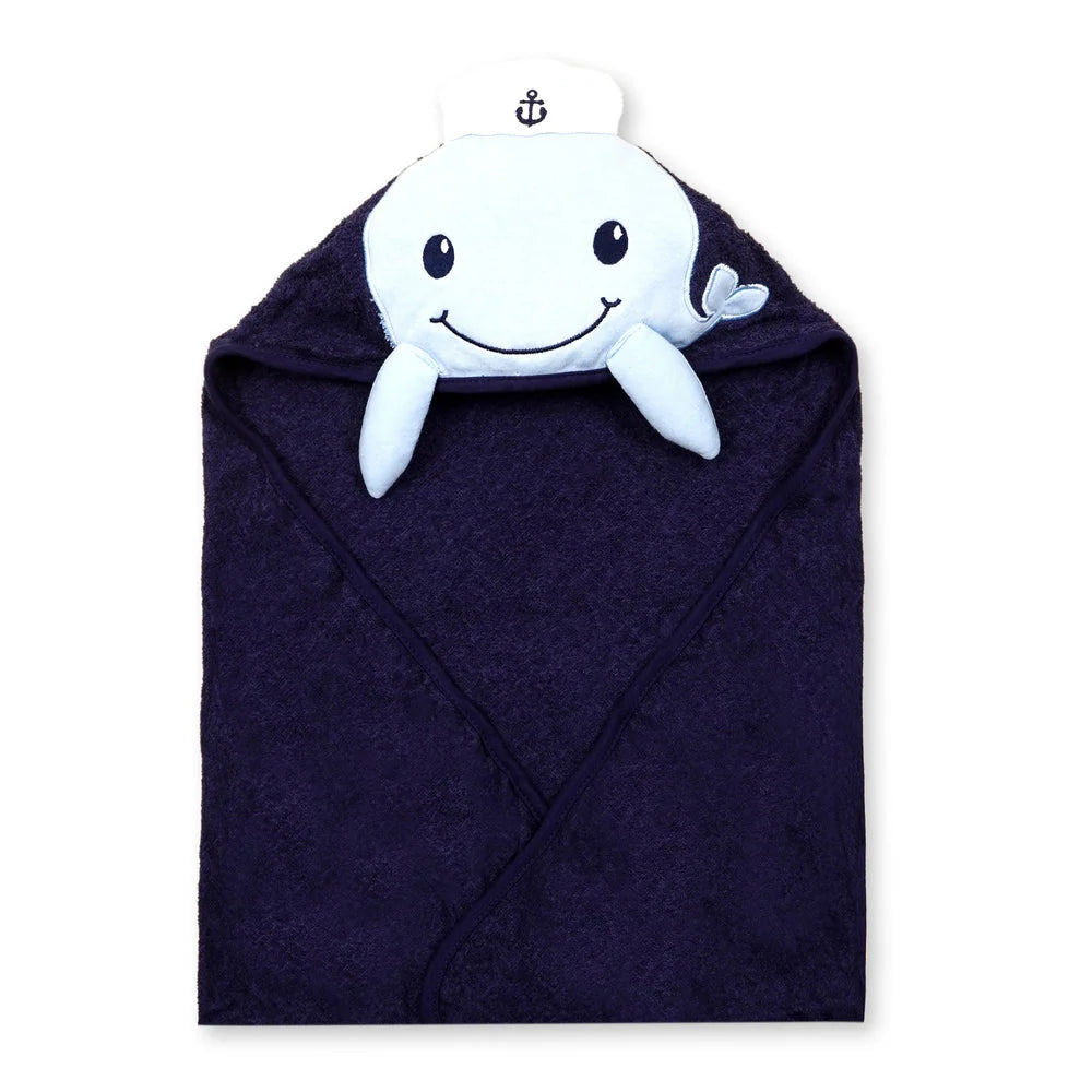 Baby Hooded Towel – Sailor Design