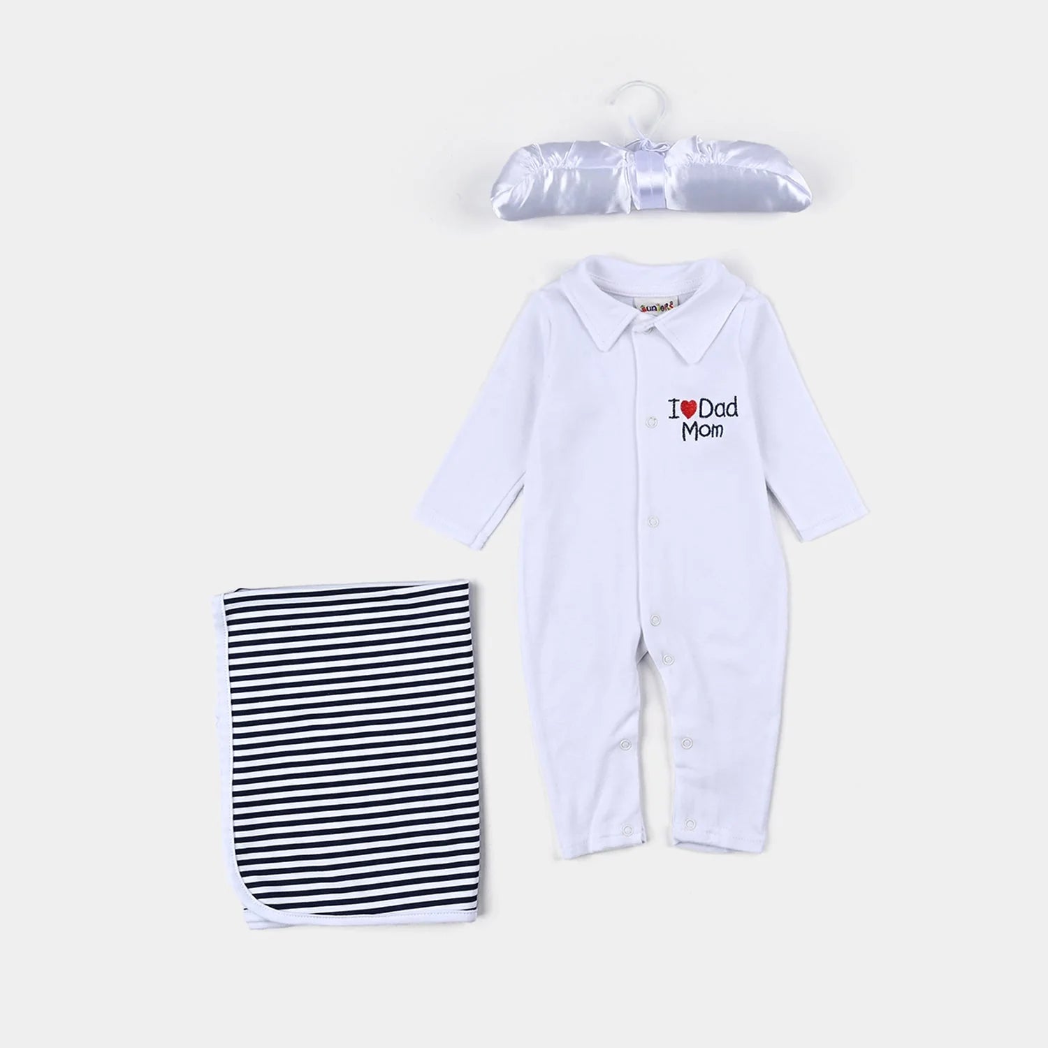 JUNIORS NEW BORN STARTER SET 0M+ - WHITE