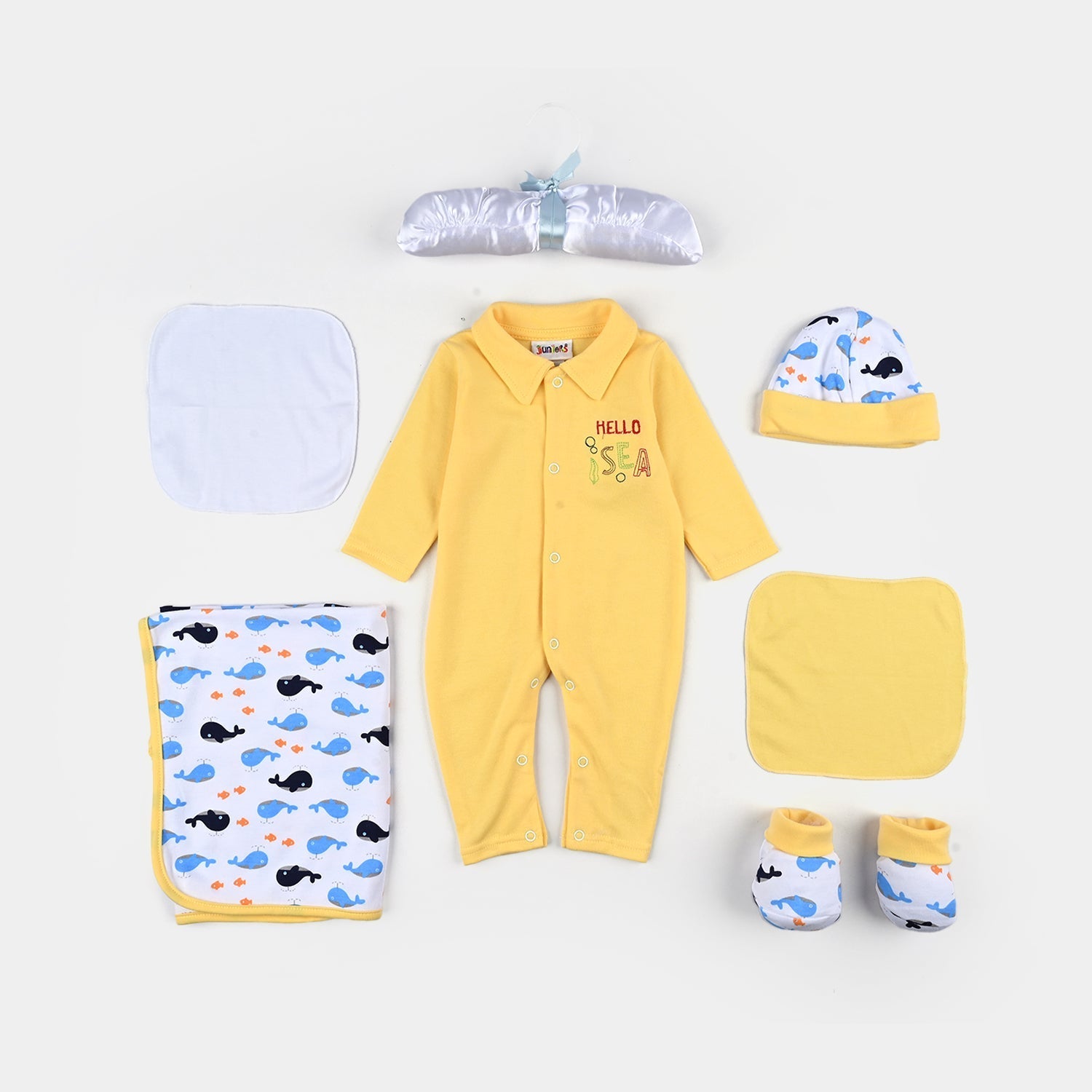 JUNIORS NEW BORN STARTER SET 0M+ - BLUE