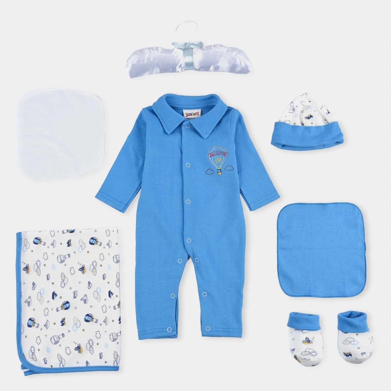JUNIORS NEW BORN STARTER SET 0M+ - BLUE