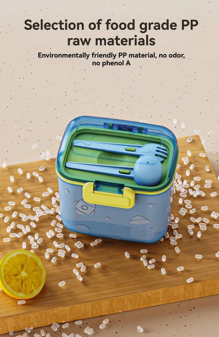 360ml Kids Bento Lunch Box with Star Design – Leak-Proof & Portable