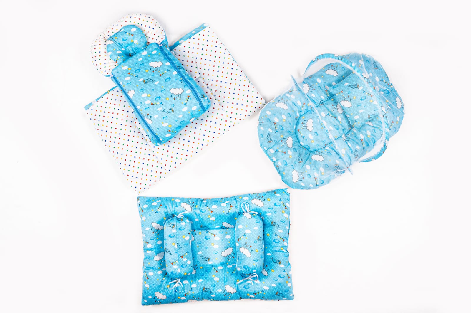 Babies 8pcs Bed Set Cloud Print