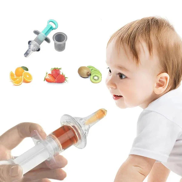 Baby Food Dropper Feeder – Safe Silicone Medicine & Food Feeder