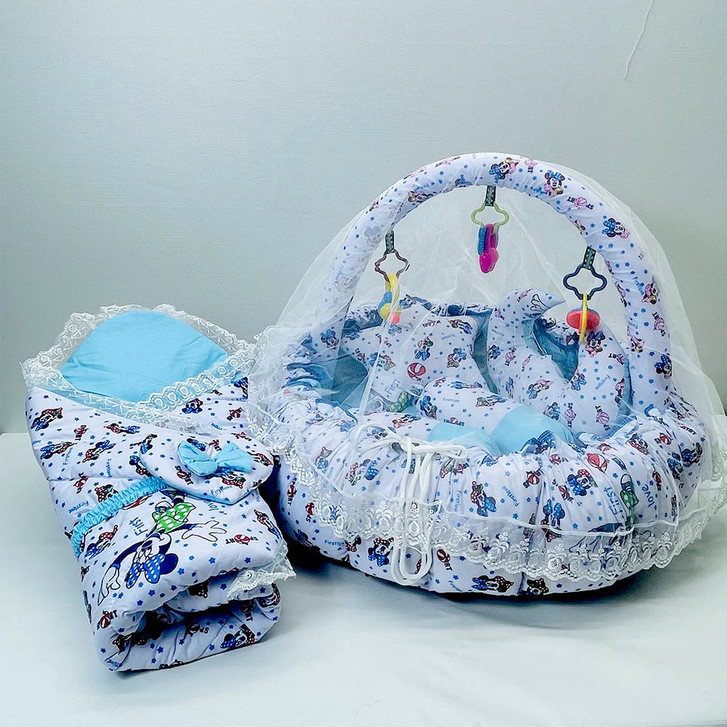 Newborn Baby Bedding Set with Sleeping Bag & Play Gym