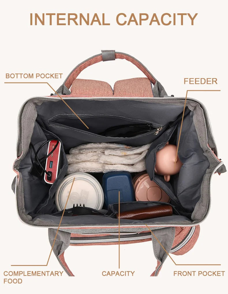 Large Capacity Baby Diaper Backpack