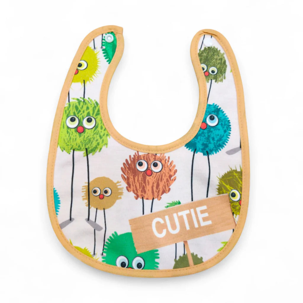 Soft Cotton Baby Feeding Bib – Assorted Designs