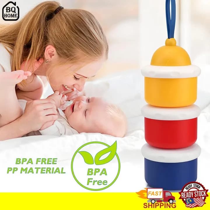 Milk Powder Formula Dispenser – BPA-Free, Multi-Layer Storage