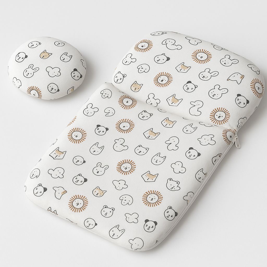 Premium Animal Print Baby Bedding Set with Pillow.