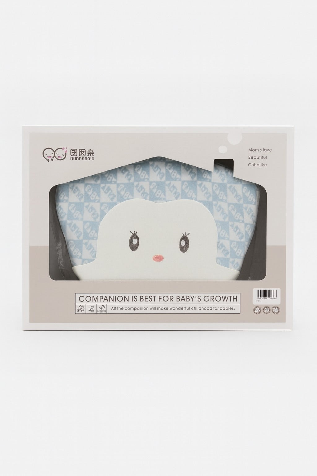 Baby Cartoon Pillow – Soft Head Shaping Pillow for Newborns (Multiple Colors)